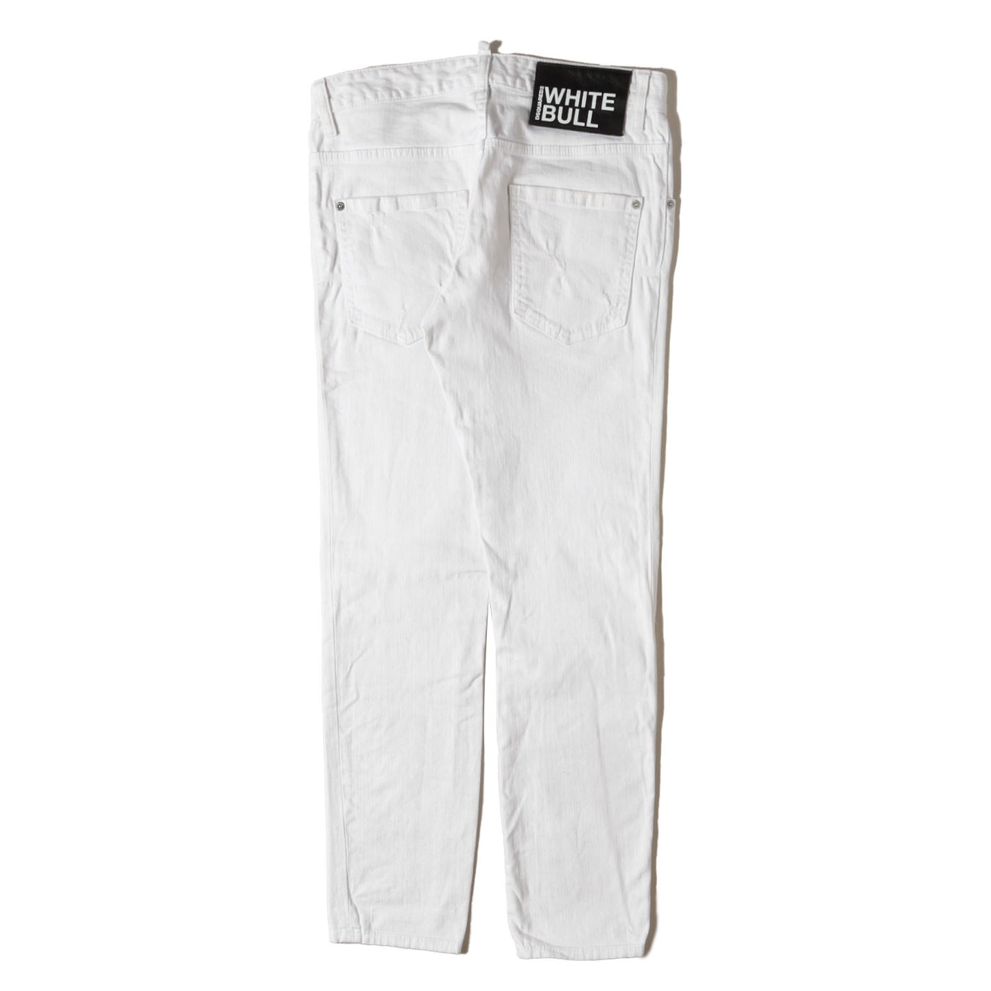 23SS スケーター クラッシュリペア加工 スリム デニムパンツ(Skater Jeans)