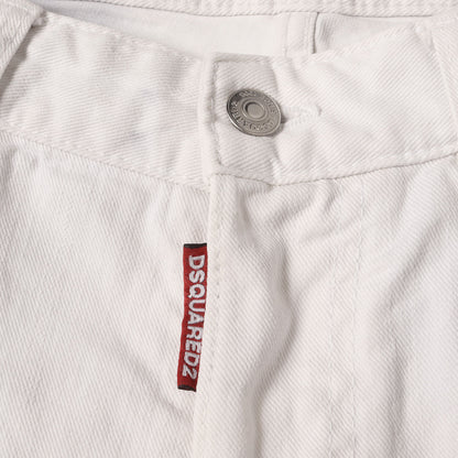 23SS スケーター クラッシュリペア加工 スリム デニムパンツ(Skater Jeans)