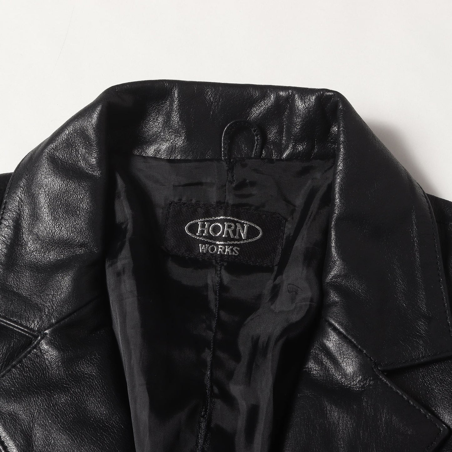 90s カウレザー 3B テーラード ジャケット