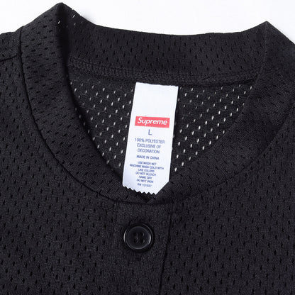 24AW Sロゴ ヘンリーネック メッシュジャージ ベースボールシャツ(S Logo Baseball Henley)