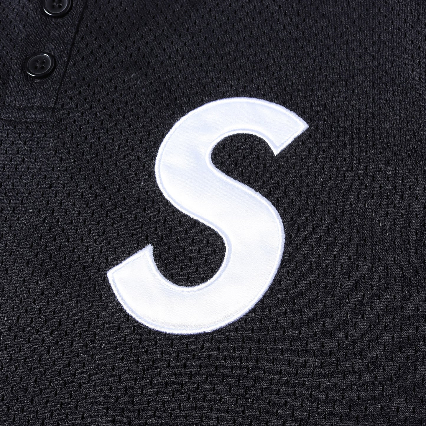 24AW Sロゴ ヘンリーネック メッシュジャージ ベースボールシャツ(S Logo Baseball Henley)