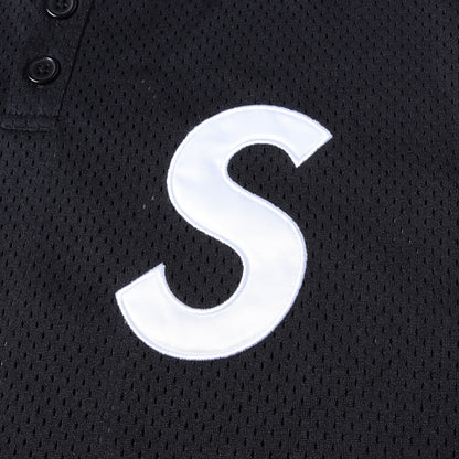 24AW Sロゴ ヘンリーネック メッシュジャージ ベースボールシャツ(S Logo Baseball Henley)