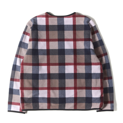 チェック フリース リバーシブル ライナージャケット