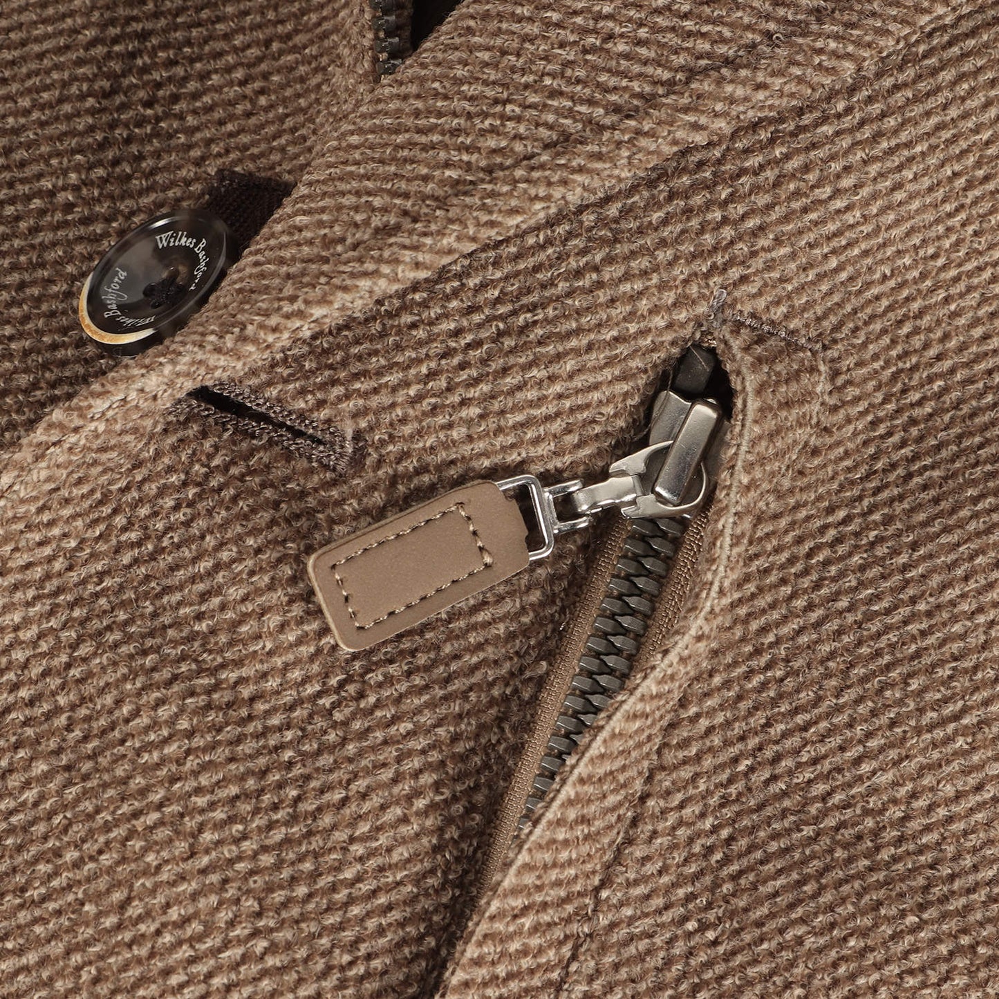 ノッチドラペル ジップ テーラードジャケット