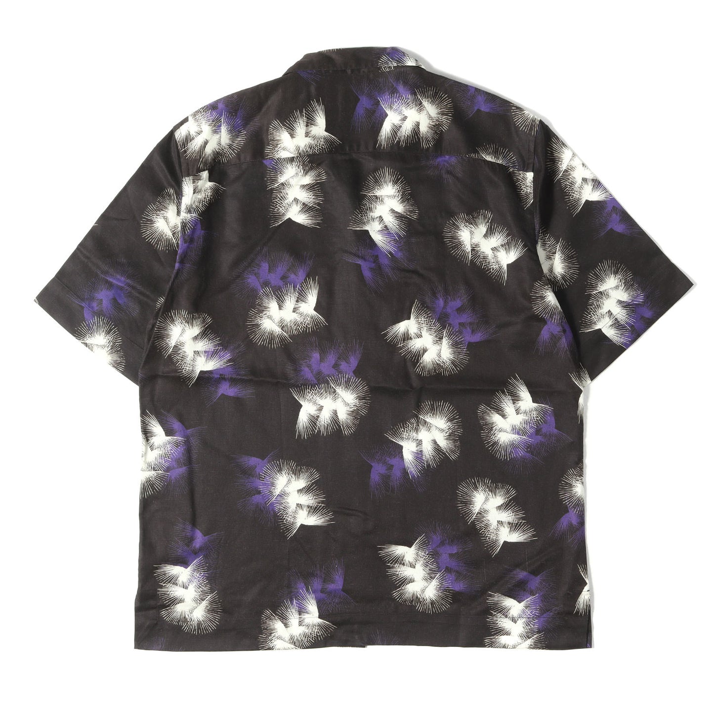 24SS 花火 和柄 オープンカラー 半袖シャツ(Sunflare)