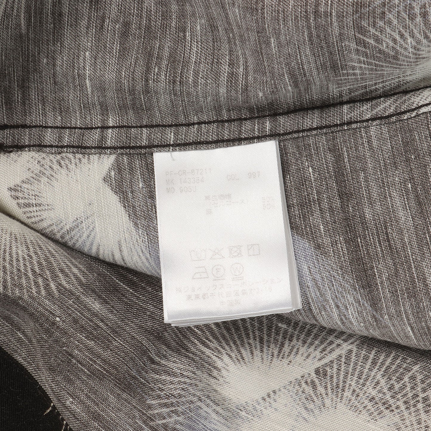 24SS 花火 和柄 オープンカラー 半袖シャツ(Sunflare)