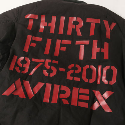 [35周年記念] 00s ステンシルロゴ MA-1 コットン フライトジャケット