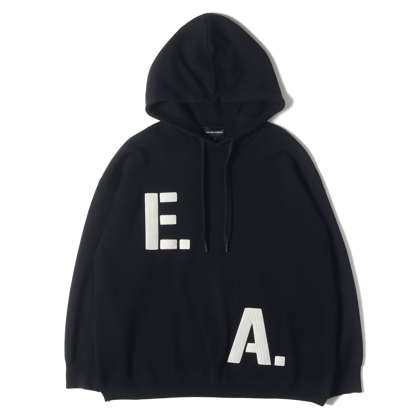 22SS ビッグロゴ刺繍 ニット パーカー