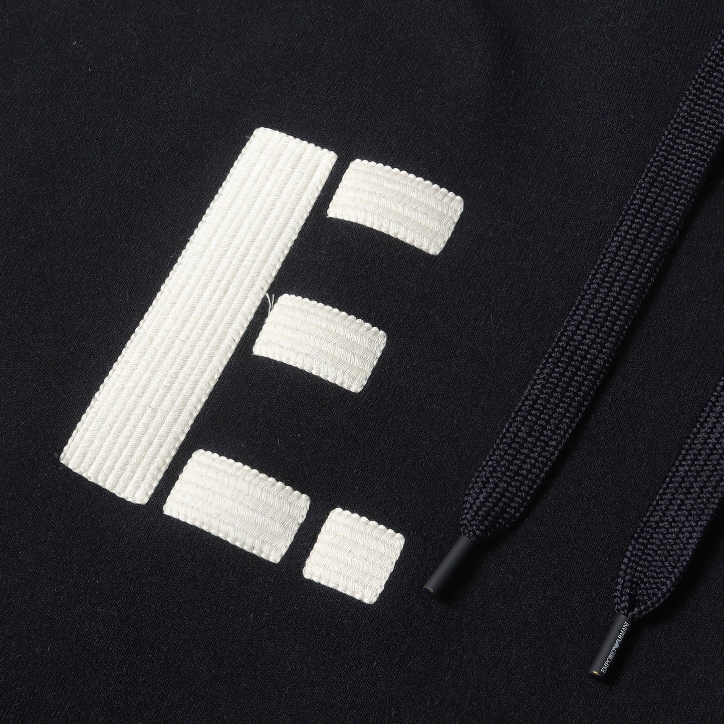 22SS ビッグロゴ刺繍 ニット パーカー