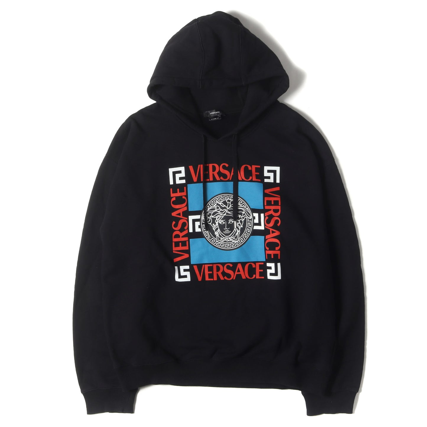 21AW メデューサ ボックスロゴ スウェットパーカー(Medusa Box Logo Popover Hoody)