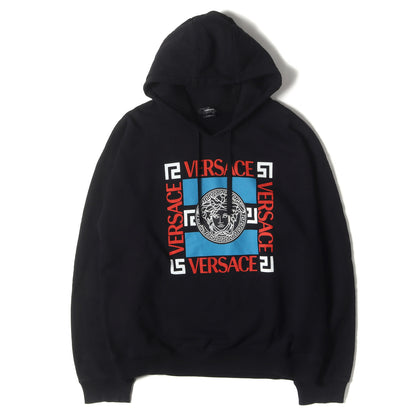 21AW メデューサ ボックスロゴ スウェットパーカー(Medusa Box Logo Popover Hoody)