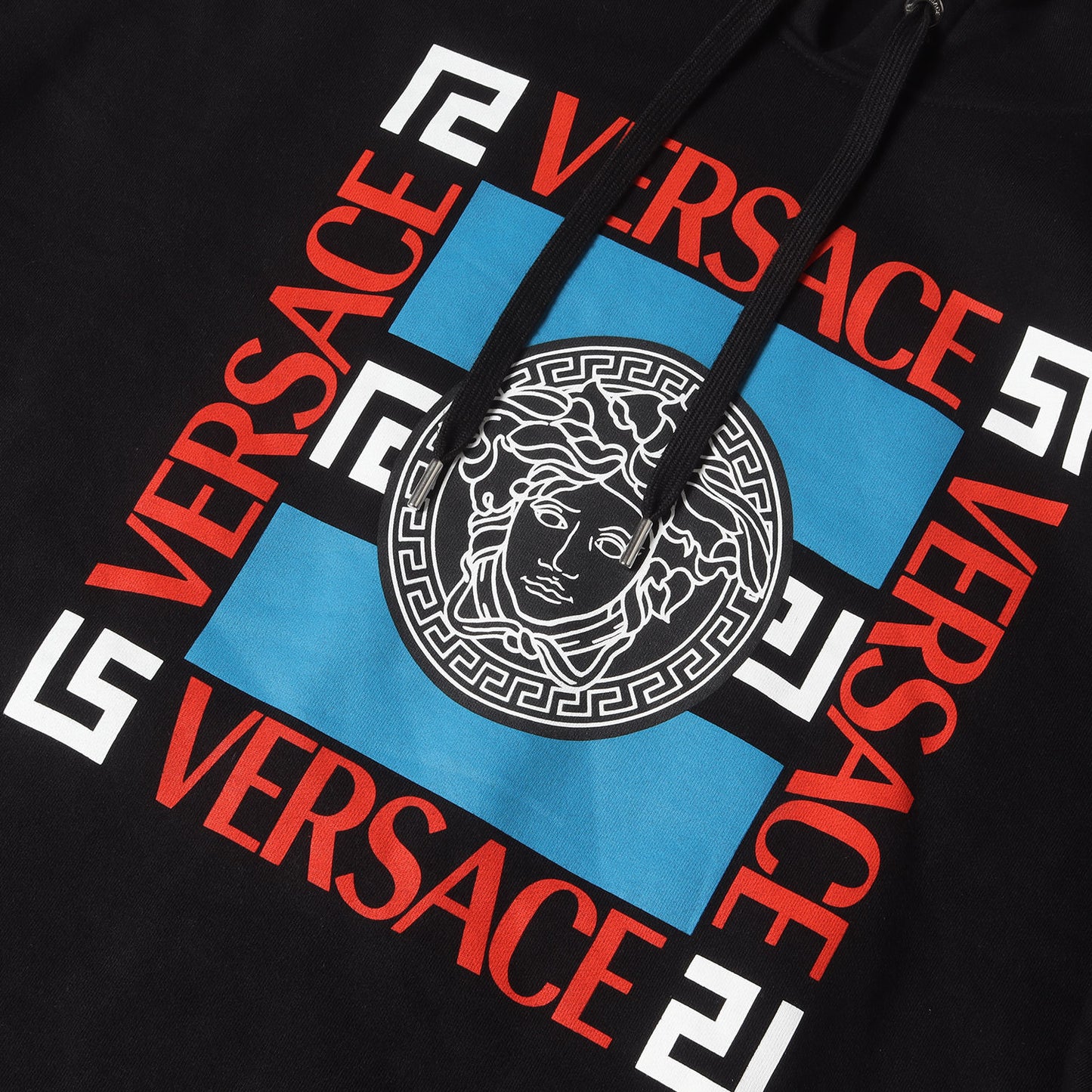 21AW メデューサ ボックスロゴ スウェットパーカー(Medusa Box Logo Popover Hoody)