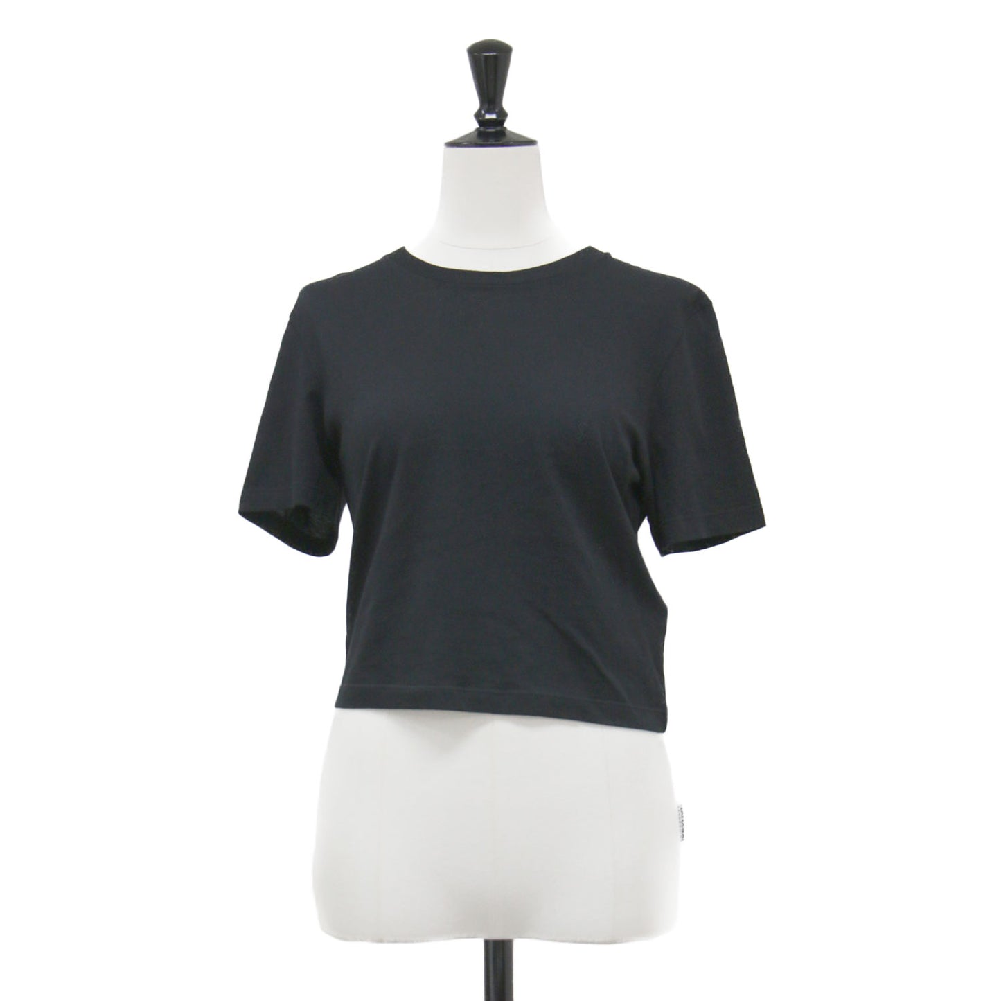 22SS ショート丈 ワンポイント刺繍 クルーネック Tシャツ