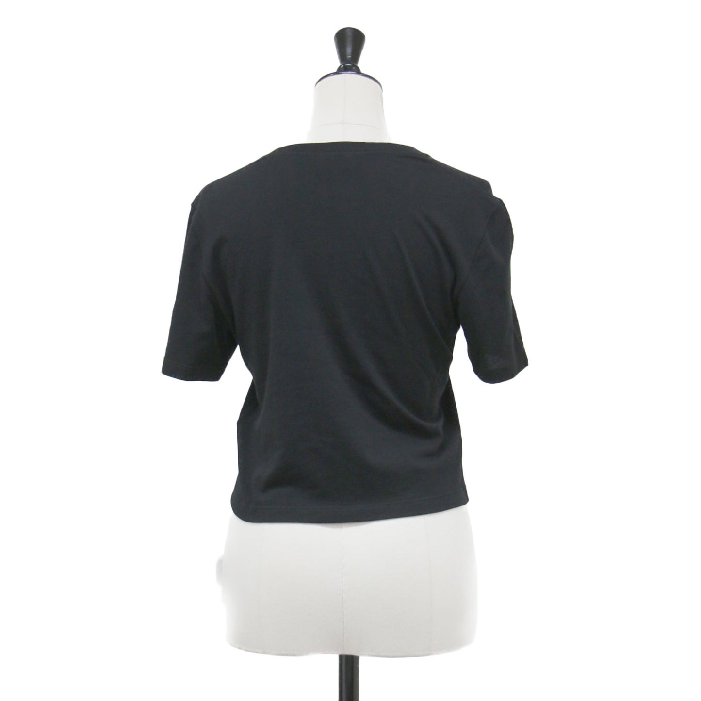 22SS ショート丈 ワンポイント刺繍 クルーネック Tシャツ