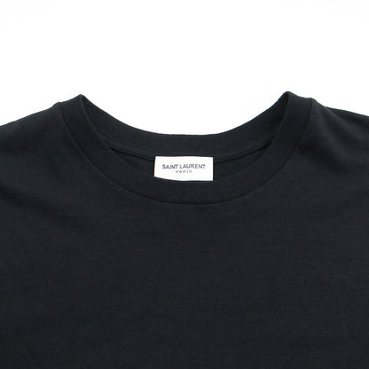 22SS ショート丈 ワンポイント刺繍 クルーネック Tシャツ