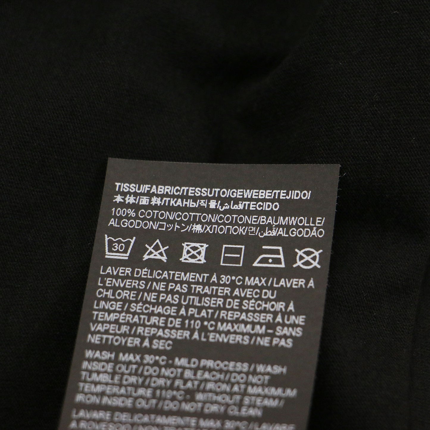 22SS ショート丈 ワンポイント刺繍 クルーネック Tシャツ