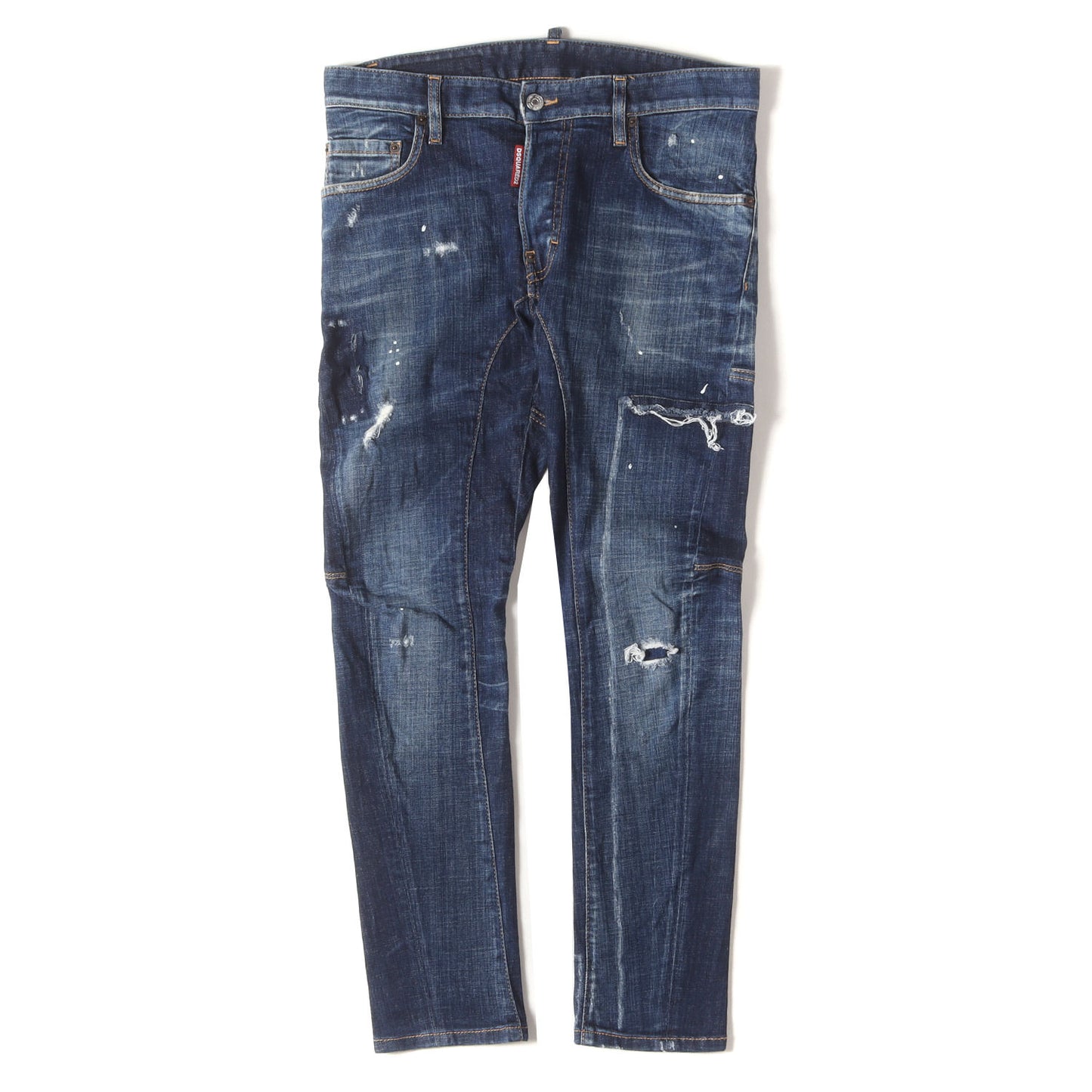 20SS タイディ バイカー クラッシュリペア加工 ストレッチ デニムパンツ(Tidy Biker Jean)