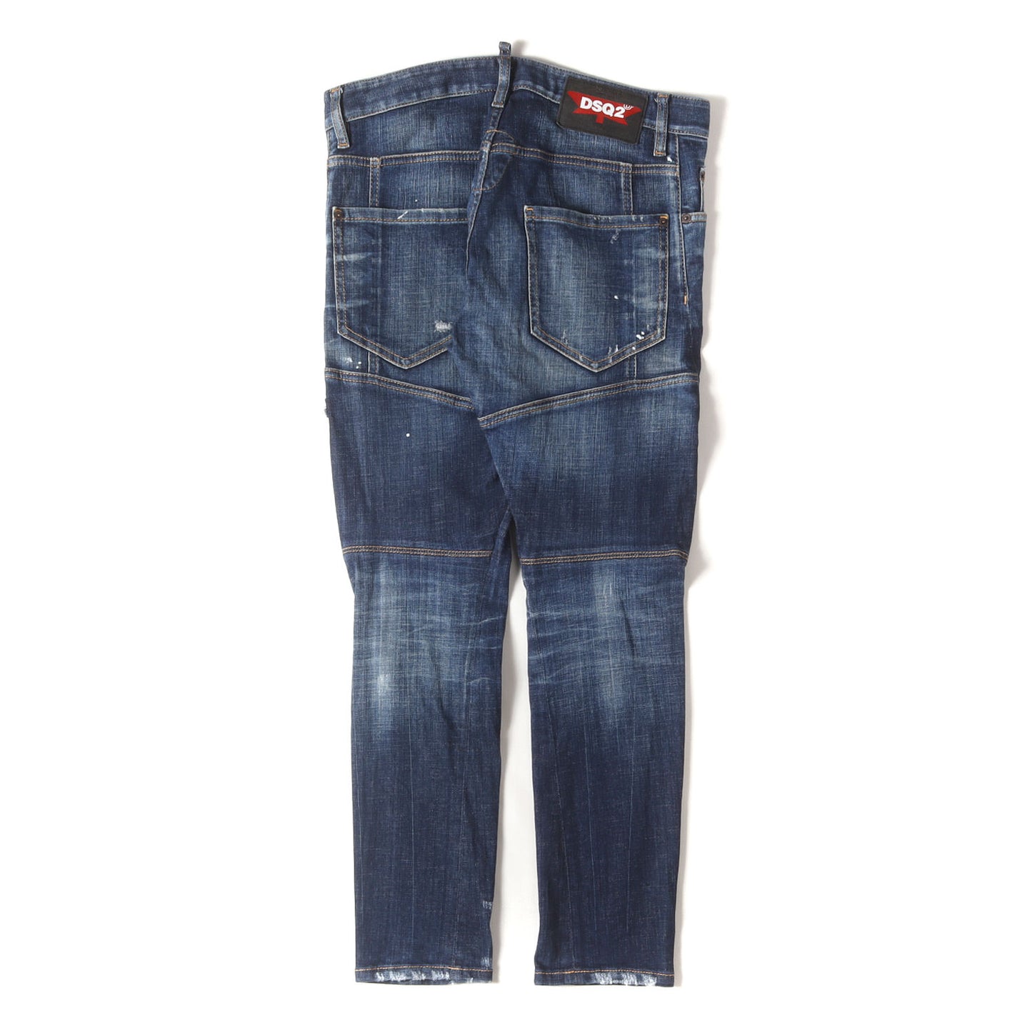 20SS タイディ バイカー クラッシュリペア加工 ストレッチ デニムパンツ(Tidy Biker Jean)
