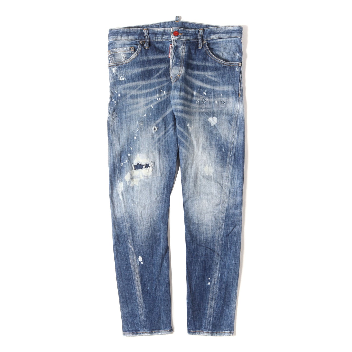 セクシー ツイスト ブリーチ加工 ストレッチ デニムパンツ(Sexy Twist Jean)