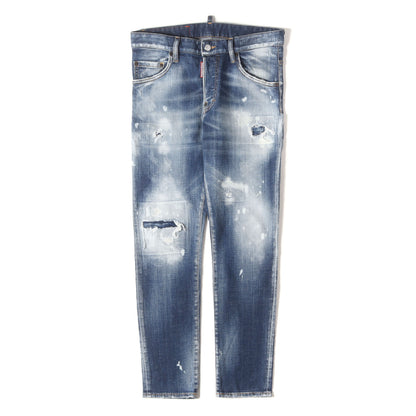 21AW スケーター ダメージリペア加工 ストレッチ デニムパンツ(Skater Jean)