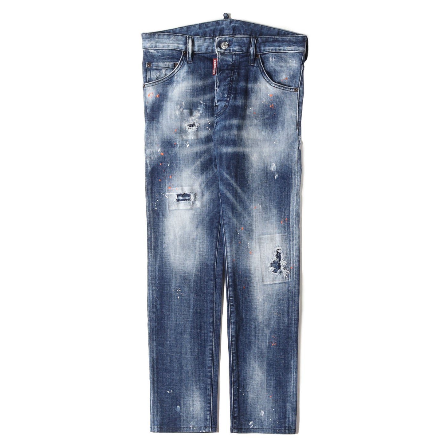 20AW クールガイ クラッシュリペア加工 ストレッチ デニムパンツ(Cool Guy Jean)