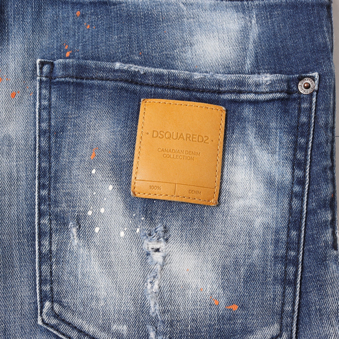 20AW クールガイ クラッシュリペア加工 ストレッチ デニムパンツ(Cool Guy Jean)