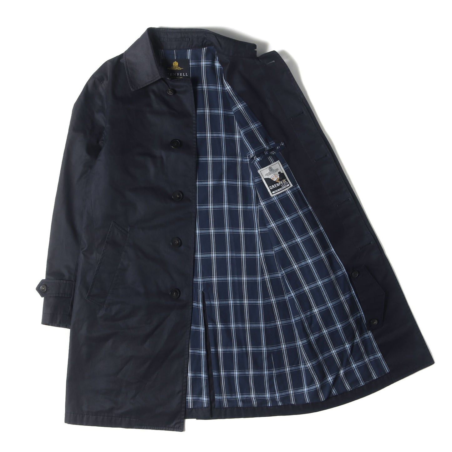 [定番人気モデル] グレンフェルクロス ステンカラーコート 英国製