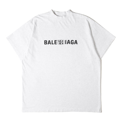 24SS インサイドアウト ブランドロゴ刺繍 オーバーサイズ Tシャツ