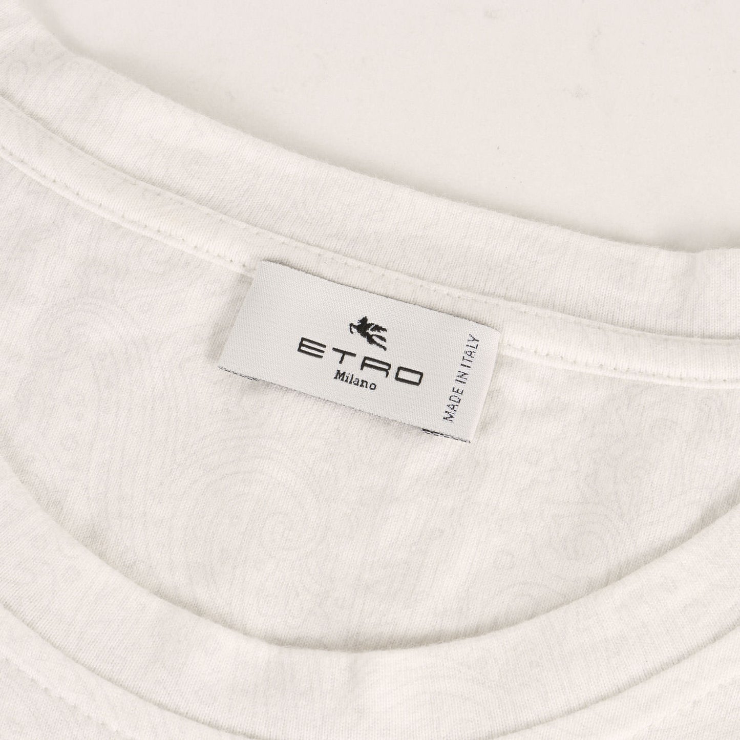 24SS ペイズリー柄 クルーネック Tシャツ