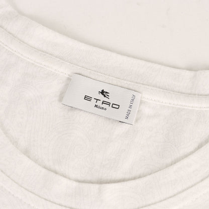 24SS ペイズリー柄 クルーネック Tシャツ