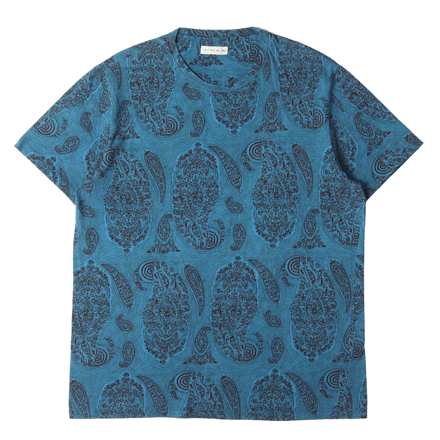 20SS ビッグペイズリー柄 クルーネック Tシャツ