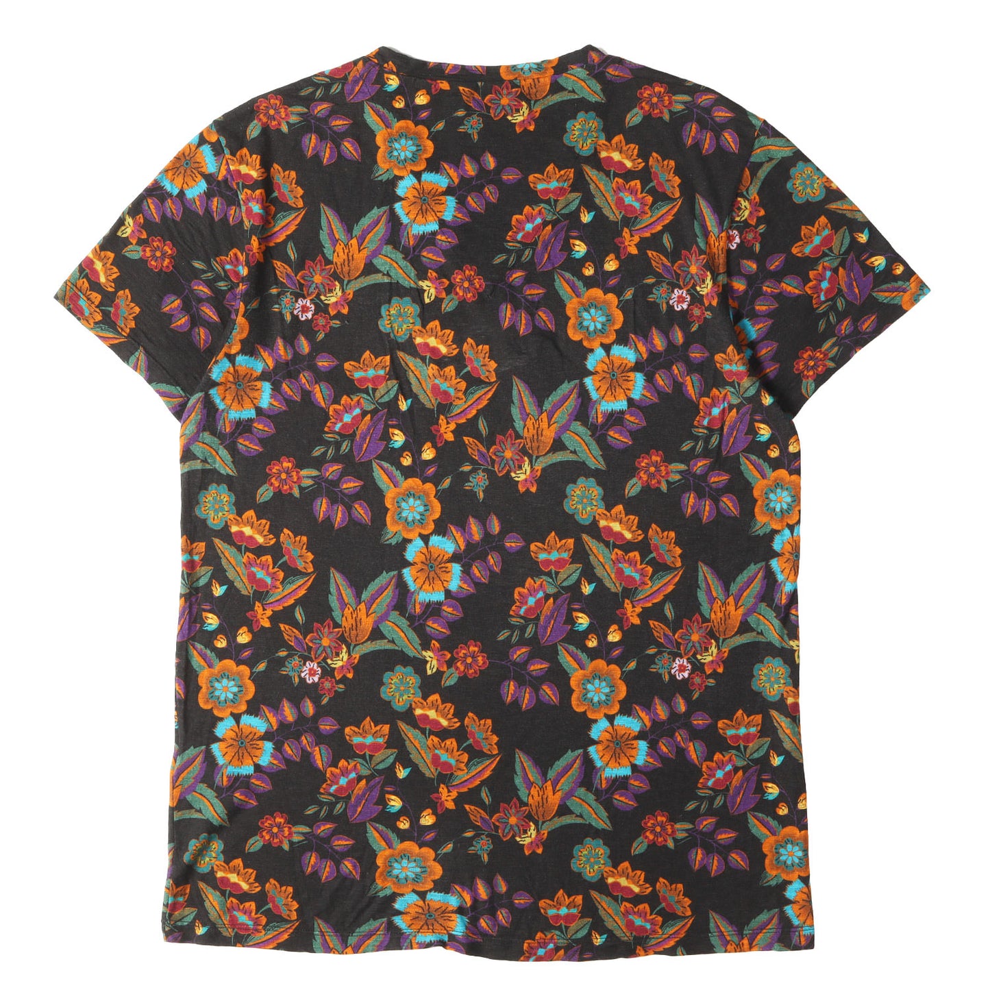 20SS フラワー柄 スラブ VネックTシャツ