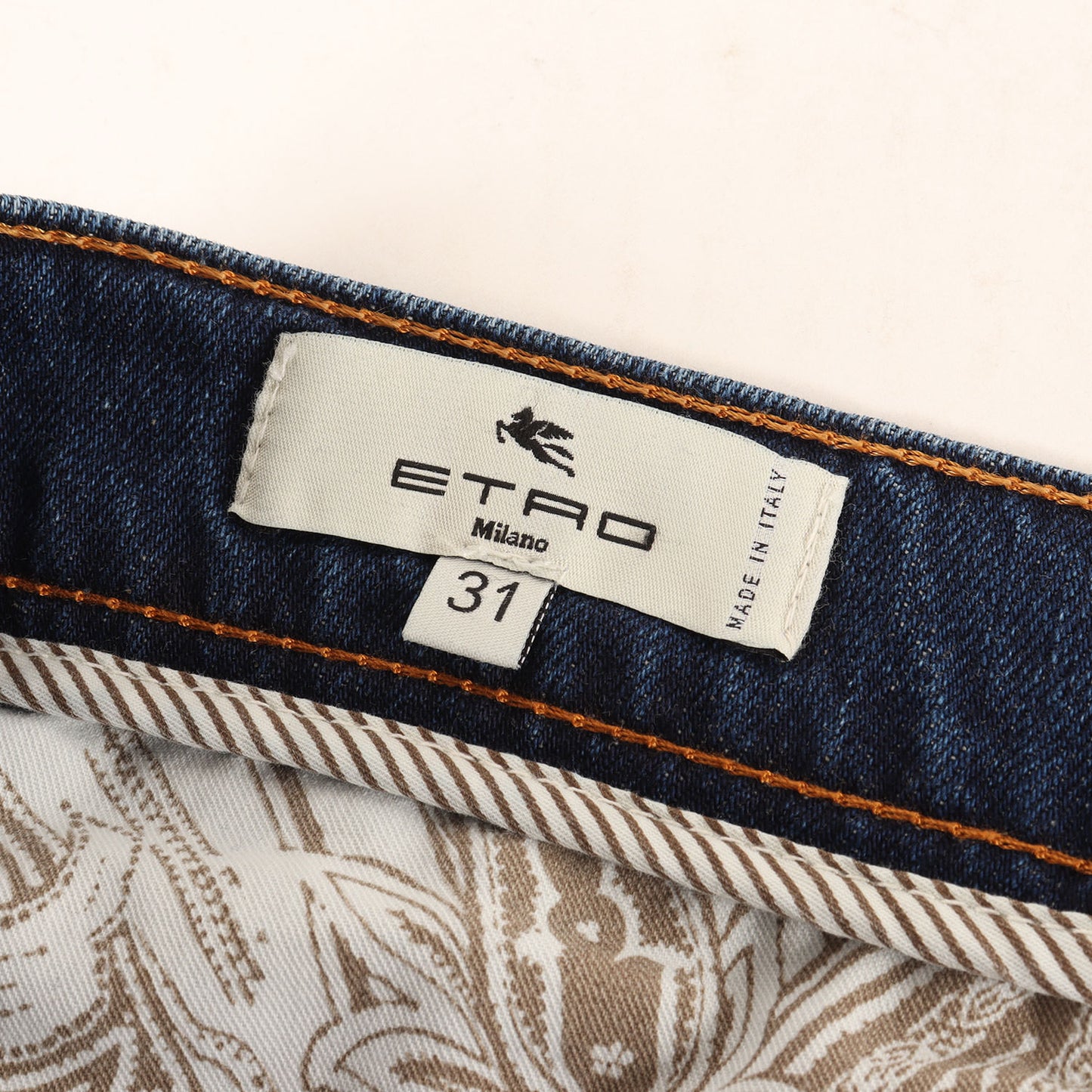 24SS ユーズド加工 5ポケット デニムパンツ