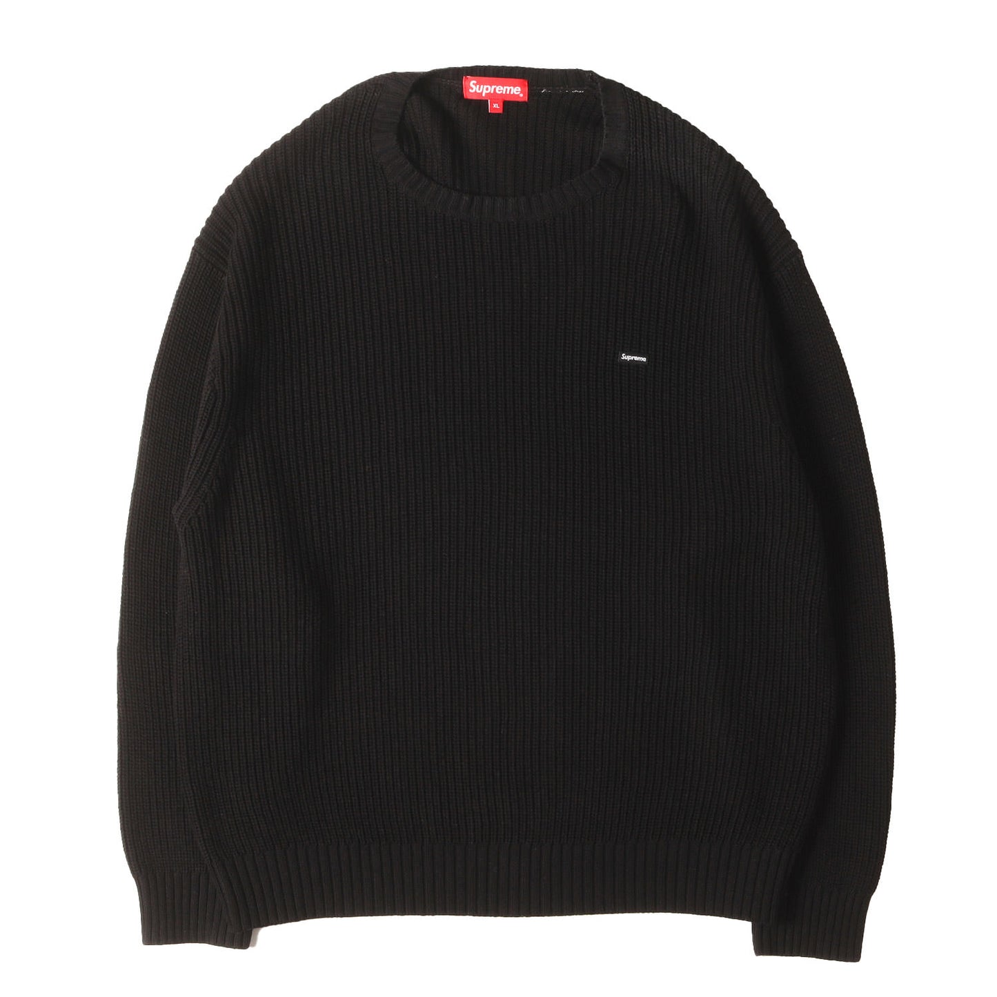 23SS スモールBOXロゴ リブニット セーター(Small Box Ribbed Sweater)