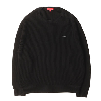 23SS スモールBOXロゴ リブニット セーター(Small Box Ribbed Sweater)