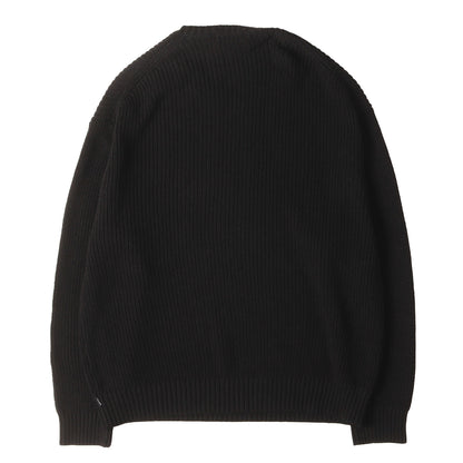 23SS スモールBOXロゴ リブニット セーター(Small Box Ribbed Sweater)
