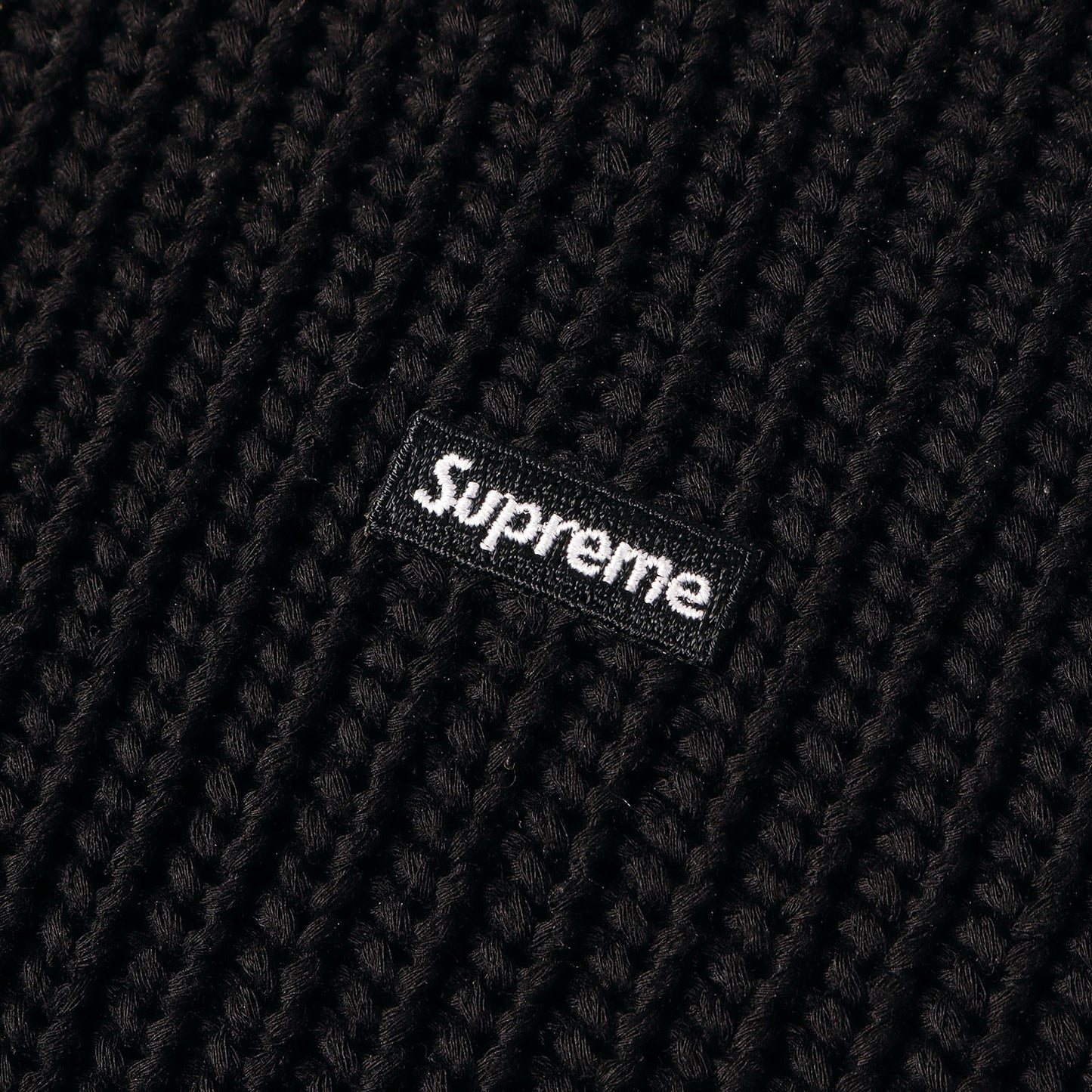 23SS スモールBOXロゴ リブニット セーター(Small Box Ribbed Sweater)