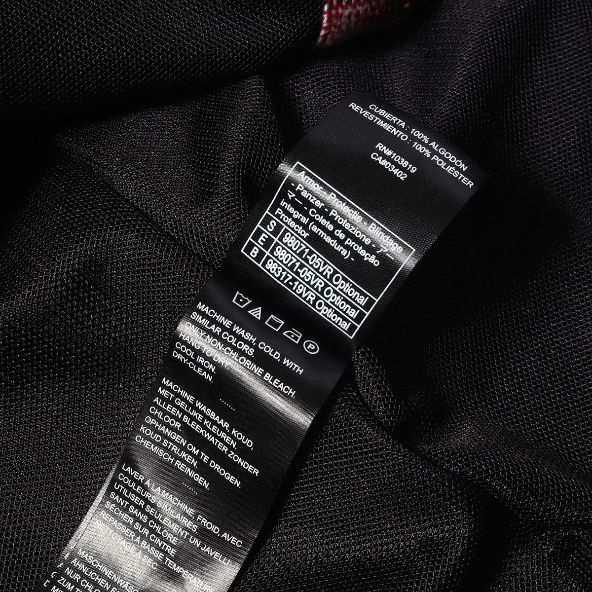 [現行モデル] チェックネル フルジップ シャツ ジャケット (Arterial Abrasion-Resistant Riding Shirt Jacket)