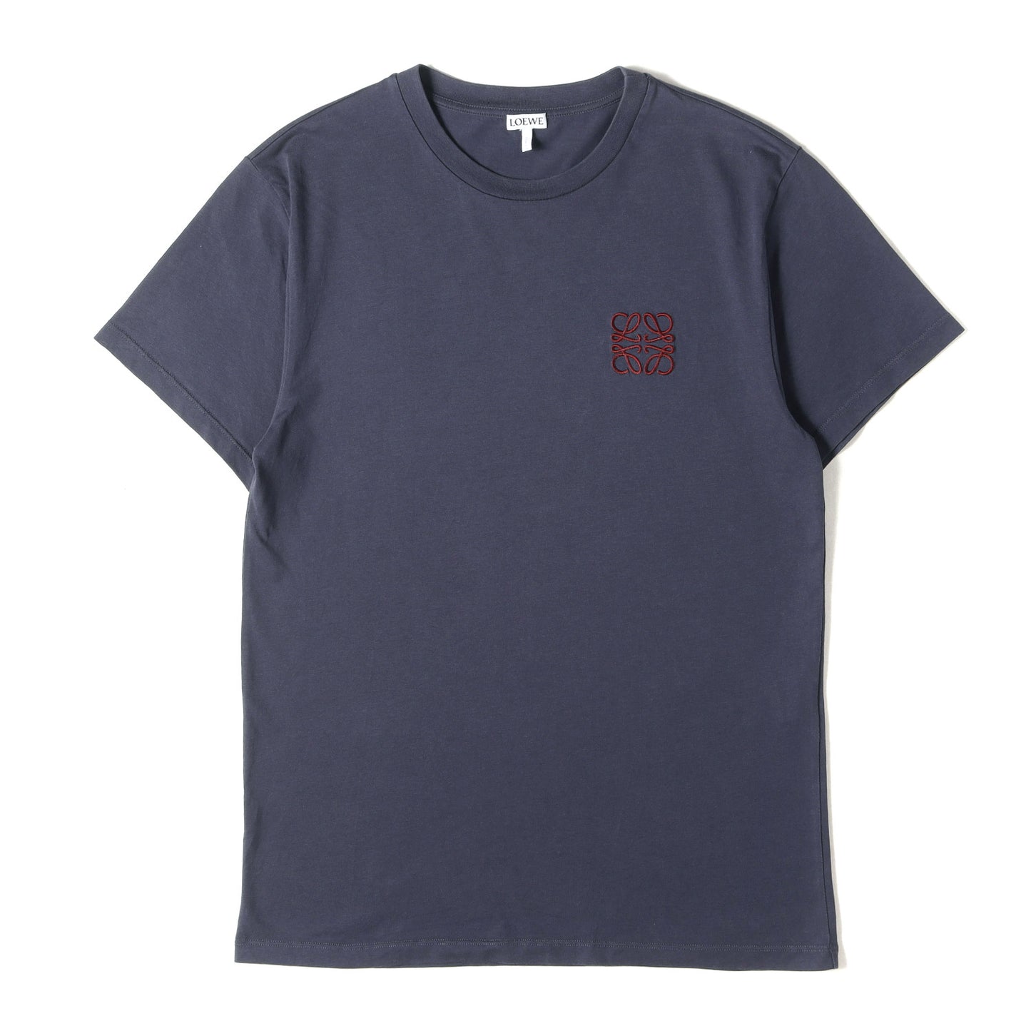 アナグラム刺繍 クルーネック Tシャツ