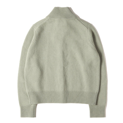 24AW メリノウールニット ハイネック カーディガン(Fox Head Intarsia Merino High Neck Cardigan)