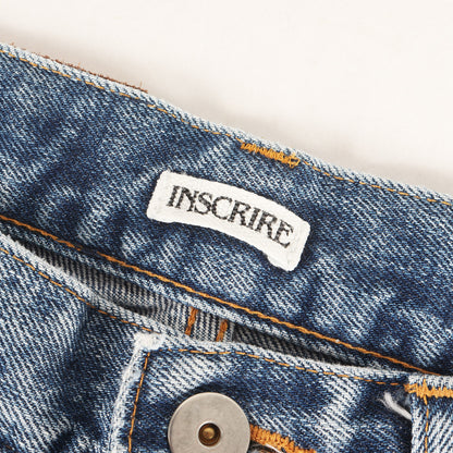 ヴィンテージ加工 フレア デニムパンツ(002 Flare Denim)