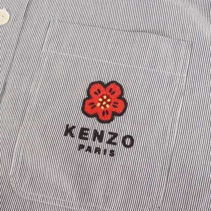 22SS NIGO期 フラワー刺繍 オーバーサイズ ストライプシャツ