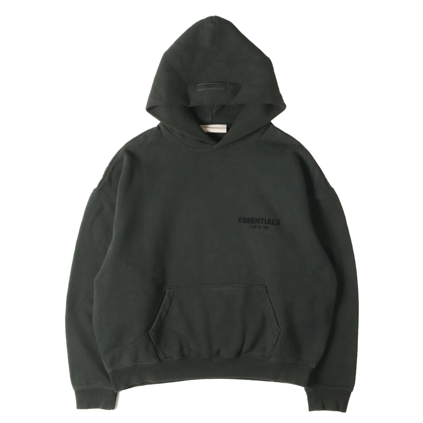 FOG ESSENTIALS フロッキープリント スウェットパーカー