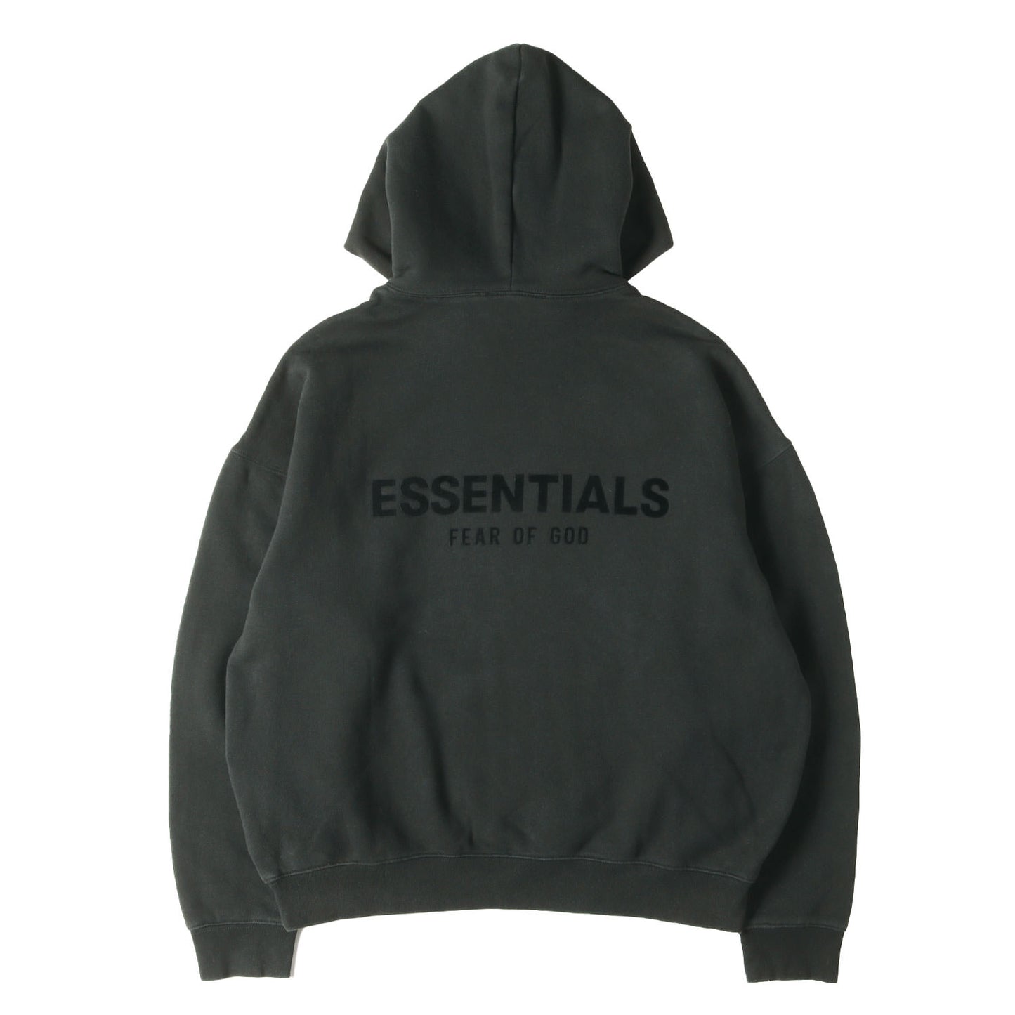 FOG ESSENTIALS フロッキープリント スウェットパーカー
