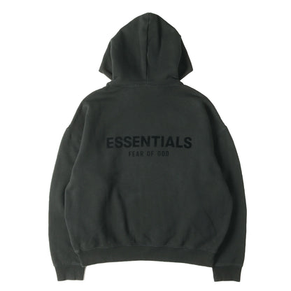 FOG ESSENTIALS フロッキープリント スウェットパーカー