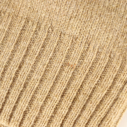 90s ポニー刺繍 クルーネック ウール ニット