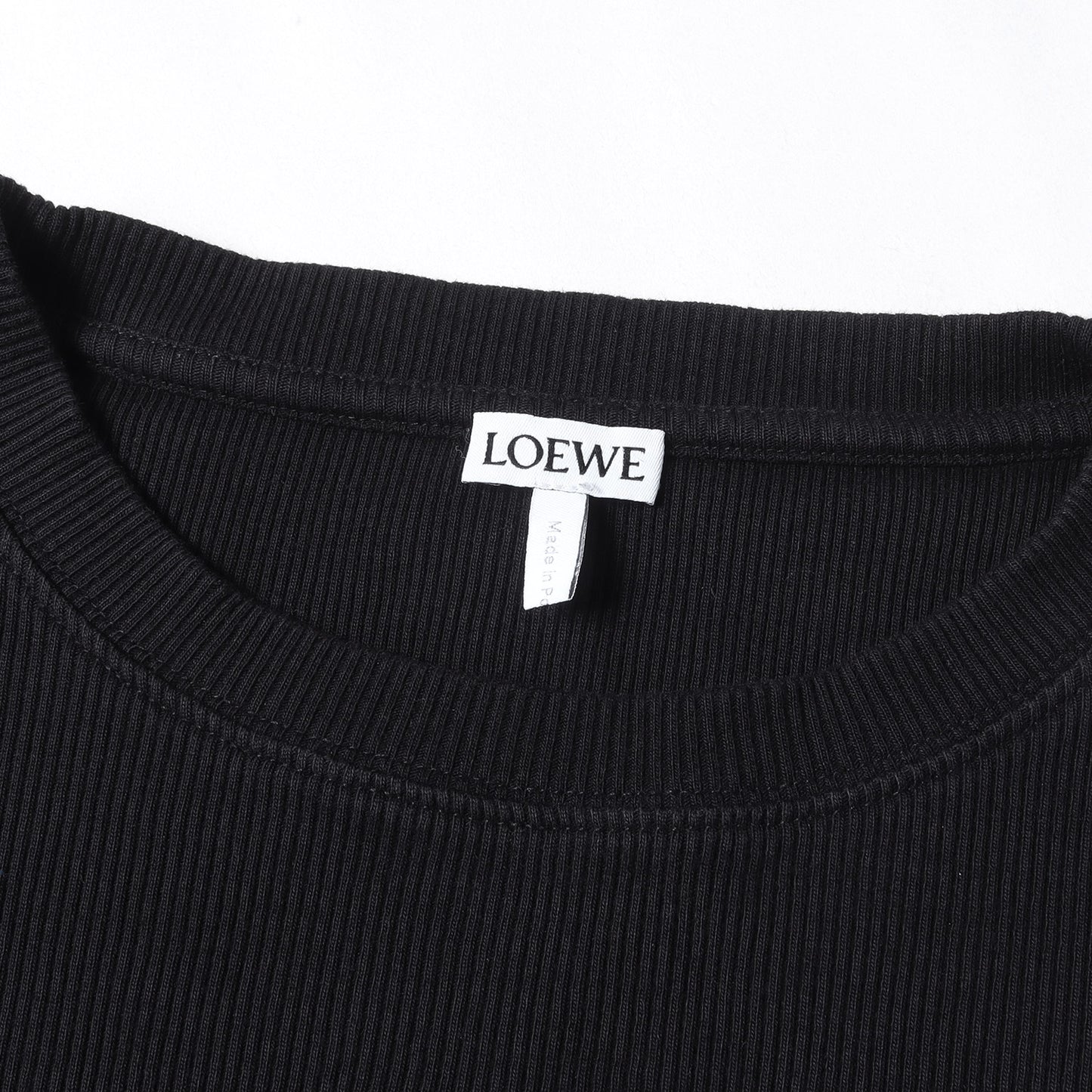 アナグラム刺繍 オーバーサイズ リブ カットソー / ロングスリーブ Tシャツ