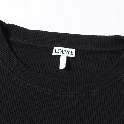アナグラム刺繍 オーバーサイズ リブ カットソー / ロングスリーブ Tシャツ