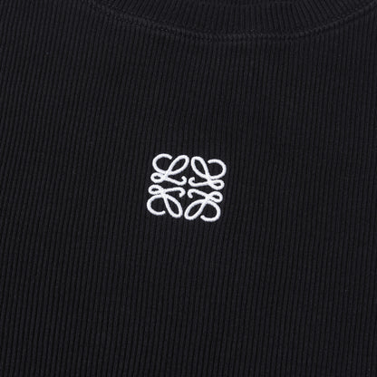アナグラム刺繍 オーバーサイズ リブ カットソー / ロングスリーブ Tシャツ