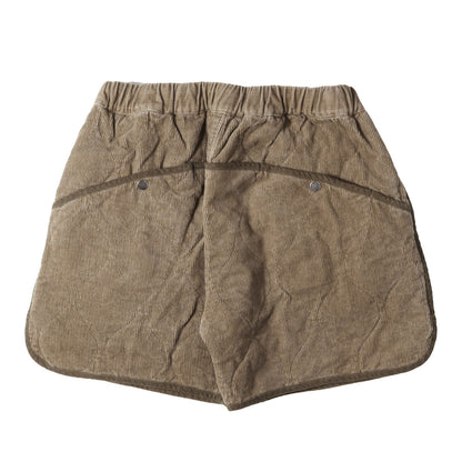 コーデュロイ キルティング ショーツ(QUILTED SHORTS CORD)